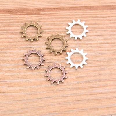 3 Colors Mini Gear DIY Pendant 12mm Steampunk Bracelet Accessories
