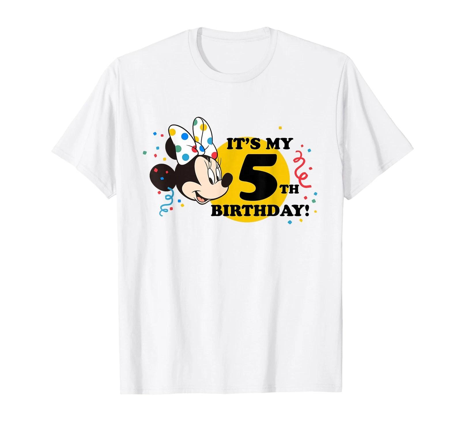 Disney Minnie Mouse 5Th Birthday T-Shirt_ L