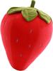 Zhidiloveyou Strawberry Plush Red Cute Stuffed Strawberry Toy Fruit Pillow for Kids, 9 Inch