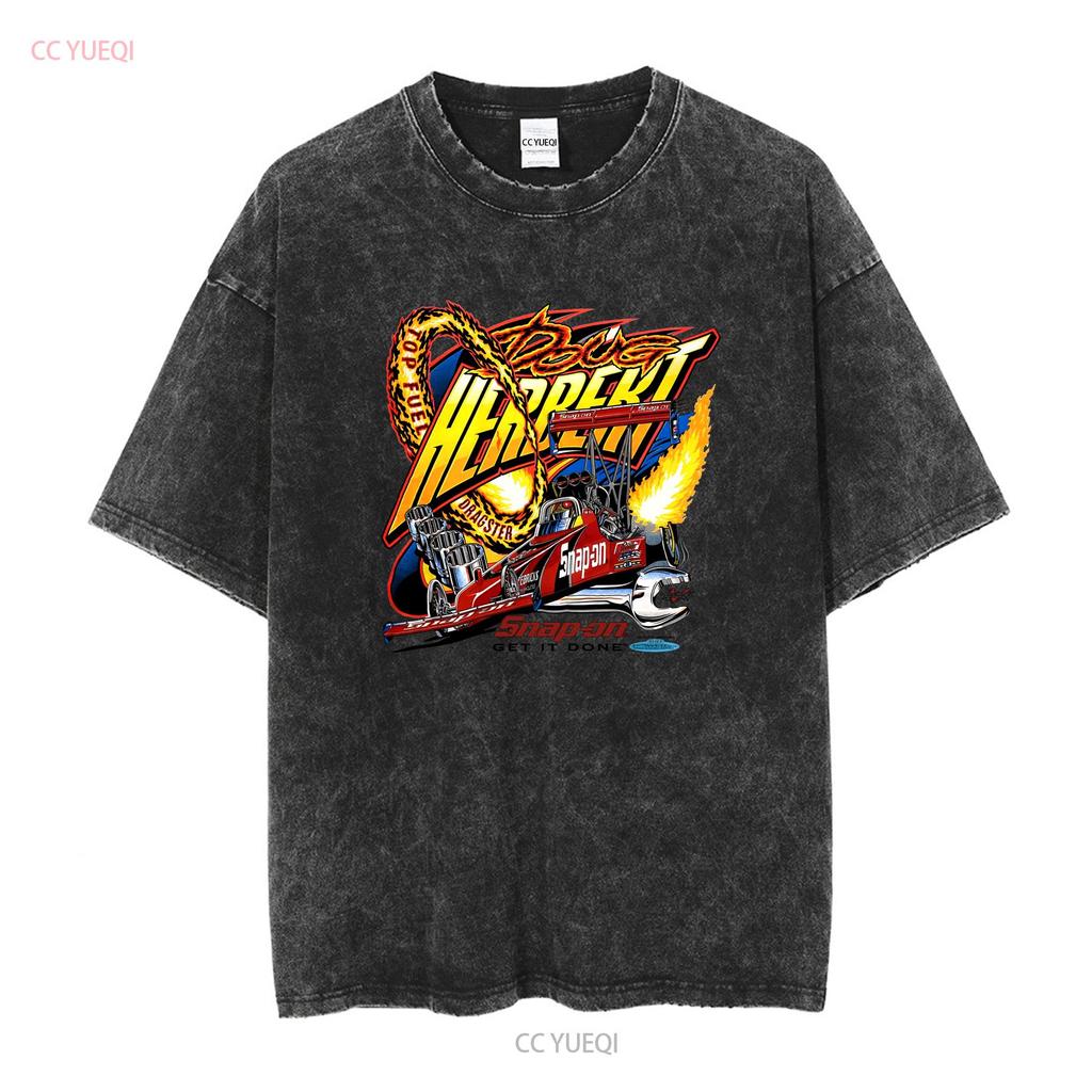 Vintage Snap On Doug Herbert T Shirt Top Fuel Dragster Rare 2006 Vintage Washed Streetwear Top For Everyday Wear Stretched