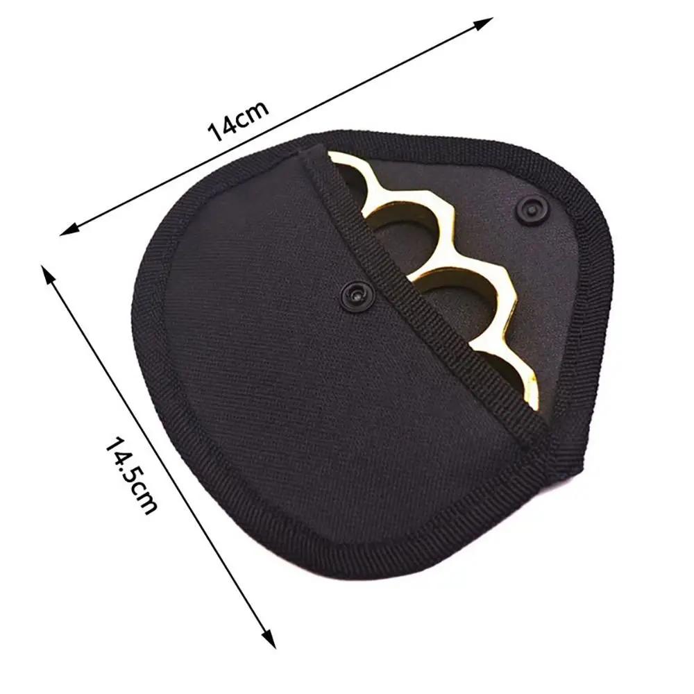 1Pcs New Lining Fist Ring Finger Tiger Bag Shockproof Only Bag Iron Four-finger Cloth Cover Soft Unisex Hanging Buckle Bag