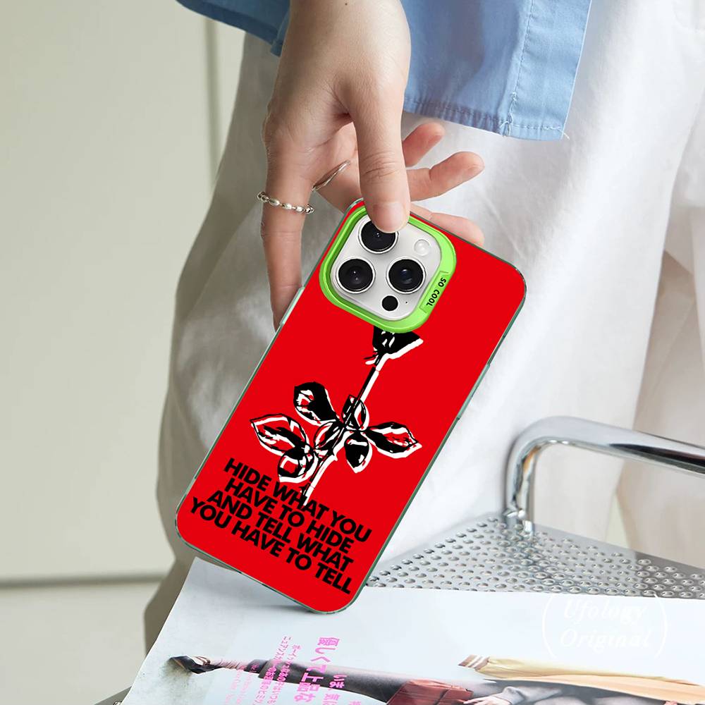 Rock D-Depeche Cool Mode Phone Cases For IPhone 17 16 15 14 13 12 11 Plus Pro Max Colorful Case