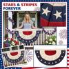 Independence Day Flag, US Commemorative Hanging Flag, Fan-shaped Flag