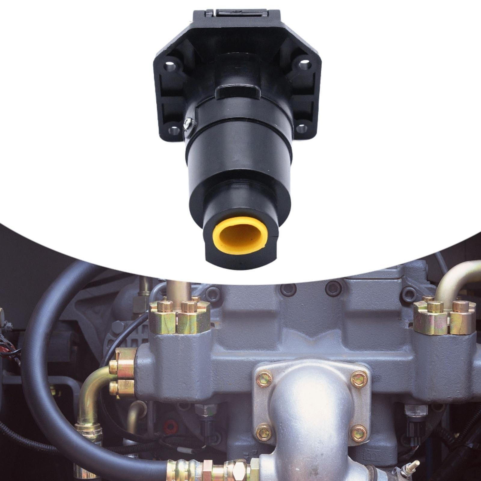 

7 Pin RV Trailer Wiring Harness Connector Prong Easy to Install Lightweight Heavy Duty for Trucks