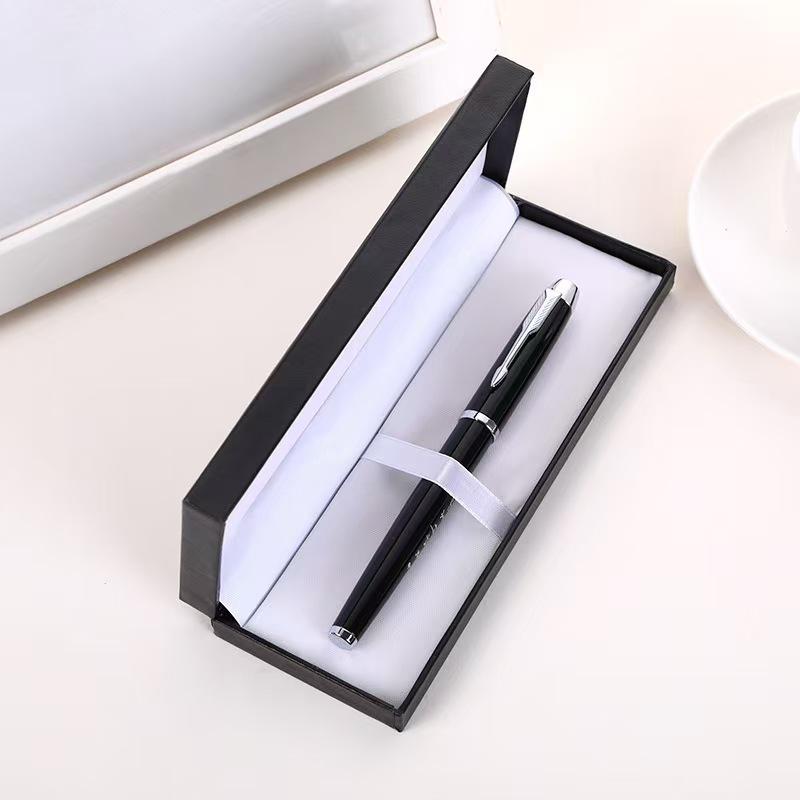 Feather Sword Fountain Pen Set: Black Ink Ballpoint Pen for Office, Meetings, Events, and Business Gifts.