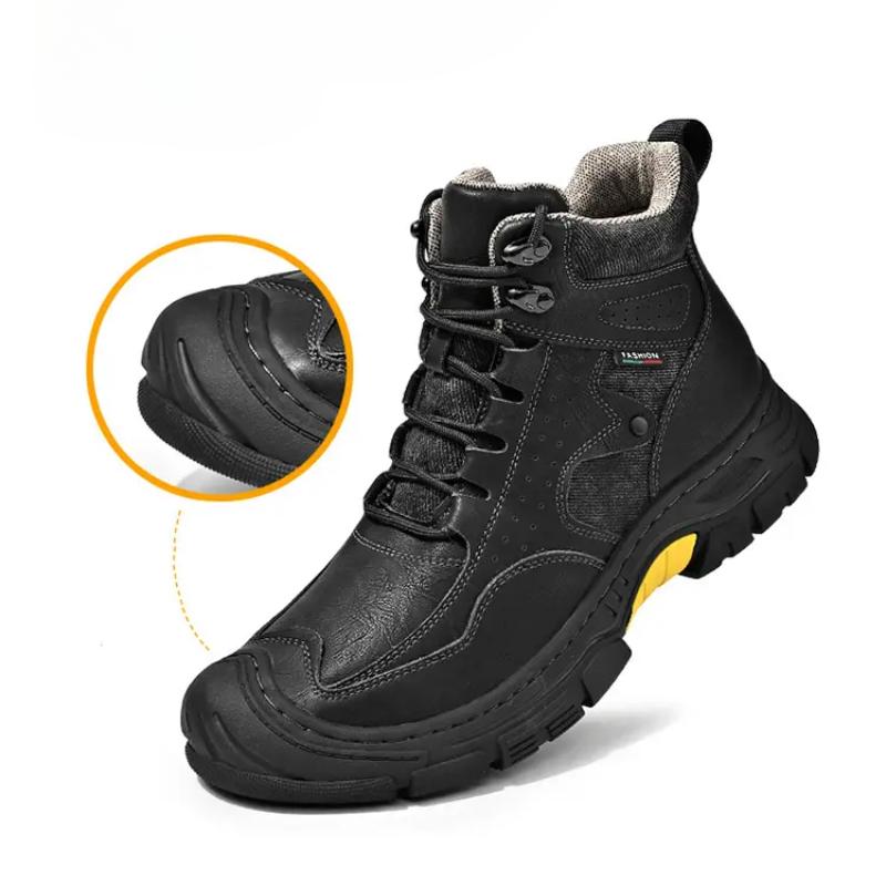 Męskie wysokie antypoślizgowe buty turystyczne Outdoor krótkie buty Ciepłe pluszowe buty Jesień i zima