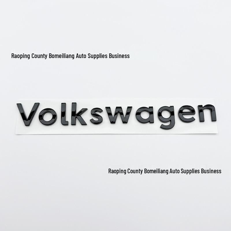 Volkswagen Sagitar 08-22 Black 280TSI Rear Badge and Letter Sticker Set