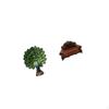 Elegant Peacock Statue Animal Sculpture And Miniature Sofa Couch Chair Model for Bedroom Office