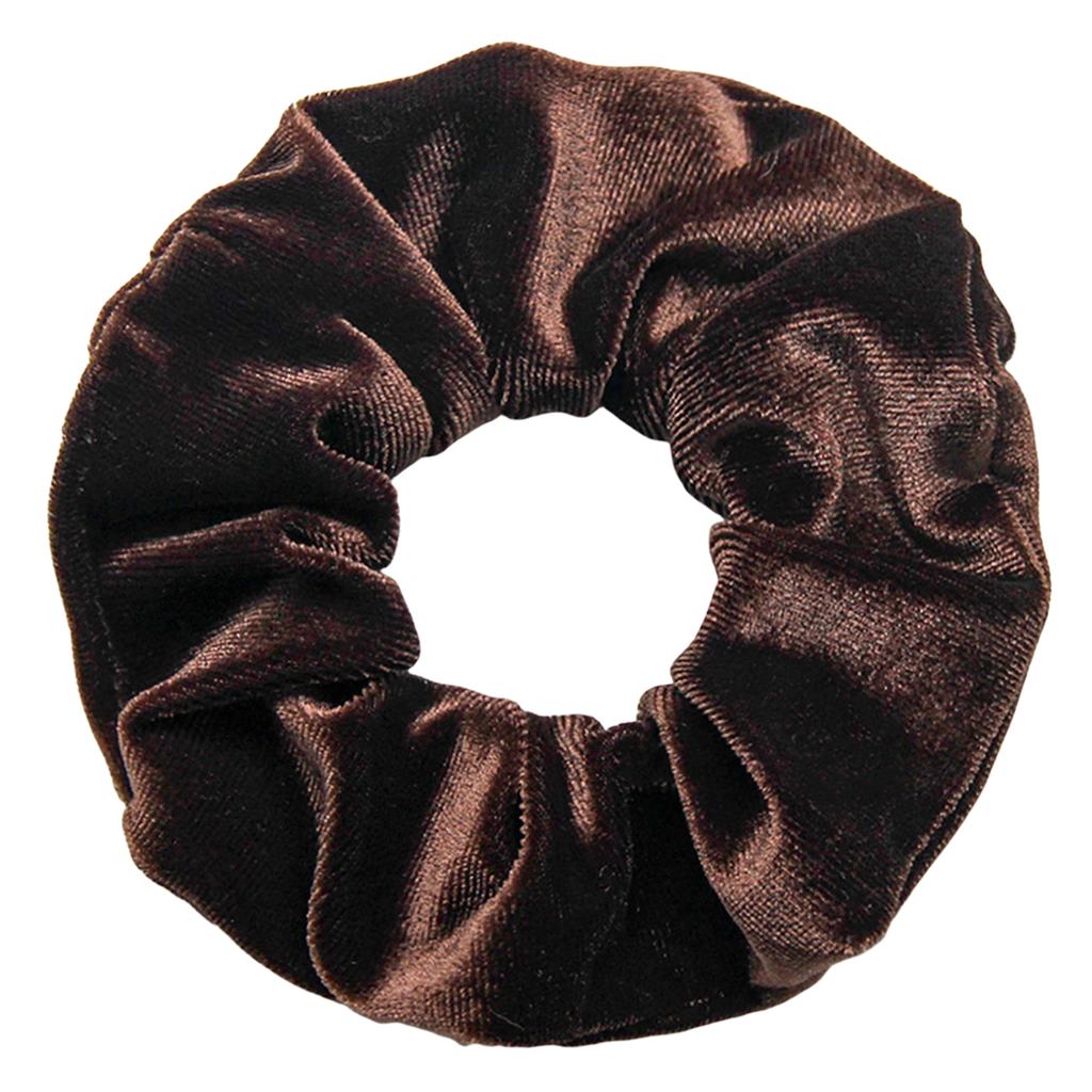 6pc/lot Scrunchies Velvet Scrunchies Hair Accessories For Women Elastic Bands Elegant Ponytail Solid Colors White Black Coffee
