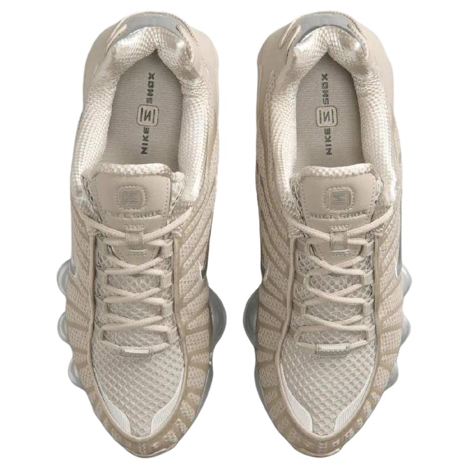 Nike Shox TL Series Cushioning Support Casual Shoes Women's Light Khaki Silver IH2559-200