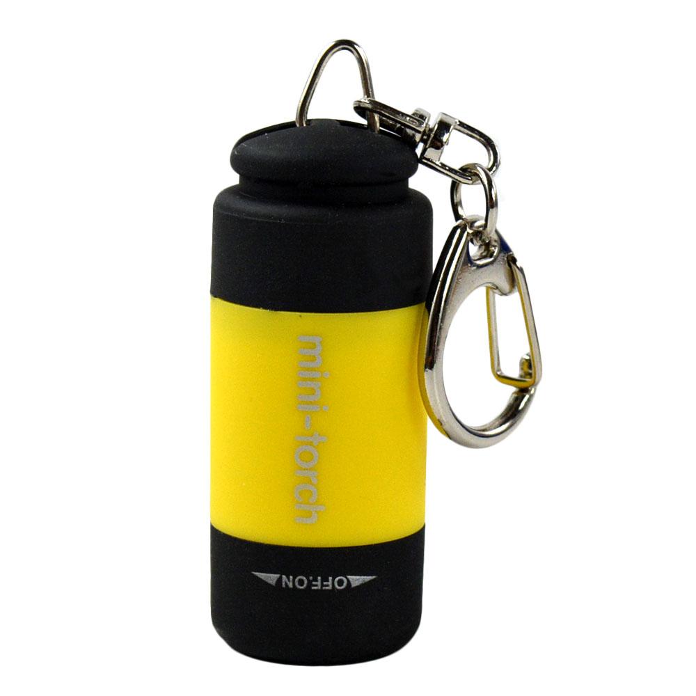 100% Brand New And High Quality 0.5W Mini USB Rechargeable LED Torch Lamp Flashlight Keychain Keyring Waterproof Mini Torch