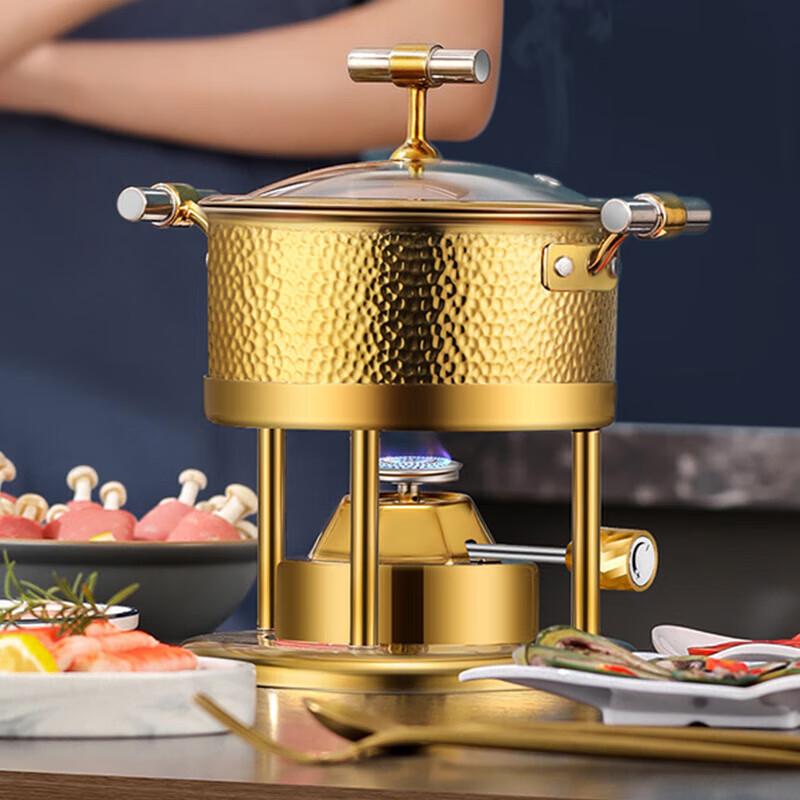 304 Stainless Steel Personal Gas Hot Pot Stove