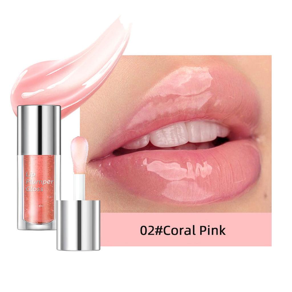 Hydrating Lip Glow Oil, Moisturizing Lip Oil Gloss, Non-Sticky Long Lasting Lip Oil Tinted, Clear Plumping Lip Gloss,2.8g