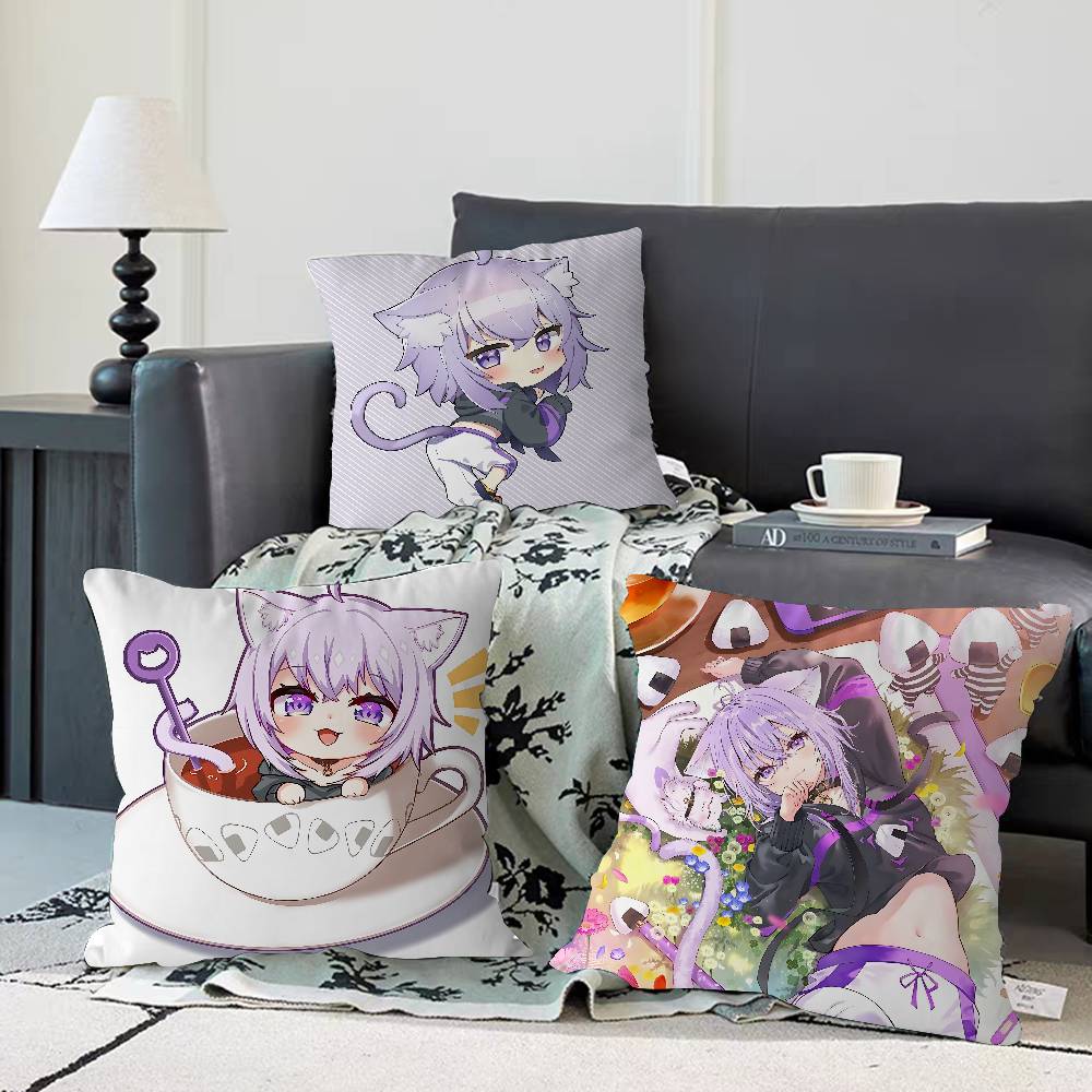 Nekomata Okayu Pillowcases Home Bedding Decorative Pillow Cover Wedding Super Soft Pillow Case
