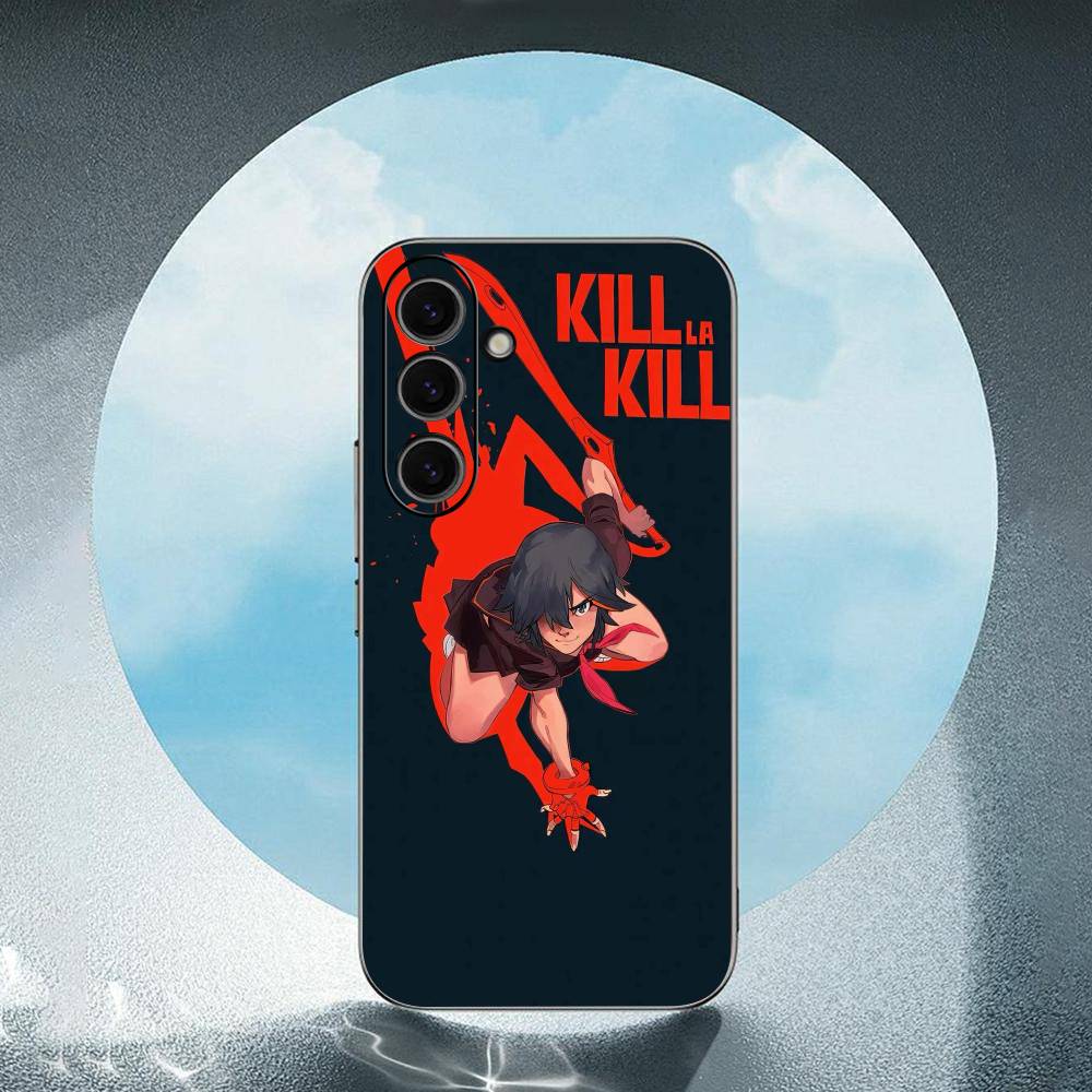 K-Kill La Kill For Samsung Galaxy S23 S24 S25 Ultra S22 Plus S21 Black Soft Case Waterproof Soft Case