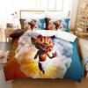 Stampa 3D Gioco Raccoo Venture Set Biancheria da Letto Copripiumino Set Letto Coperta Federa Piumone king Queen Size Ragazzi Adulto