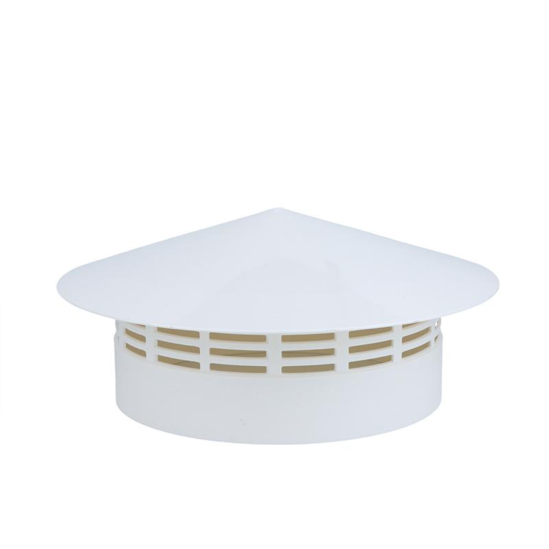 Pvc Roof Ventilation Grille Rain Cap Round Hood For 75-250Mm Pipe Vents Chimney Outlet Weather Protection
