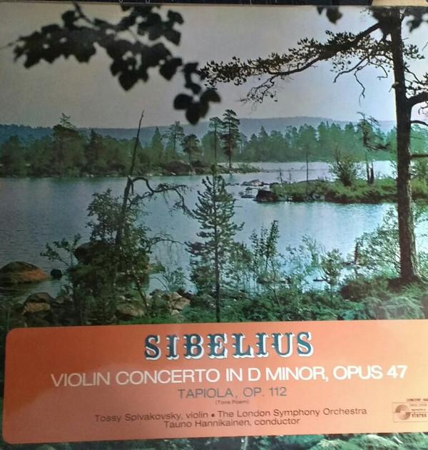 LP Record SIBELIUS - Violin Concerto In D Minor SMS2559 CONCERT HALL UK Classical Used