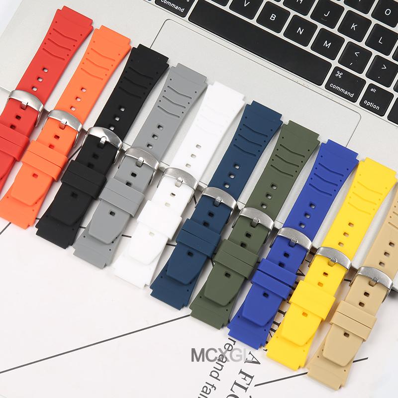 Men's Silicone Watch Strap Replacement Fit for Casio PRG-80 PAG-80 PRW-1000 PRW-1100 Rubber Watch Bands Wristband Bracelet