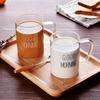 Nordic Style Ins Transparent Glass Mug Large Capacity Water Cup Milk Cup