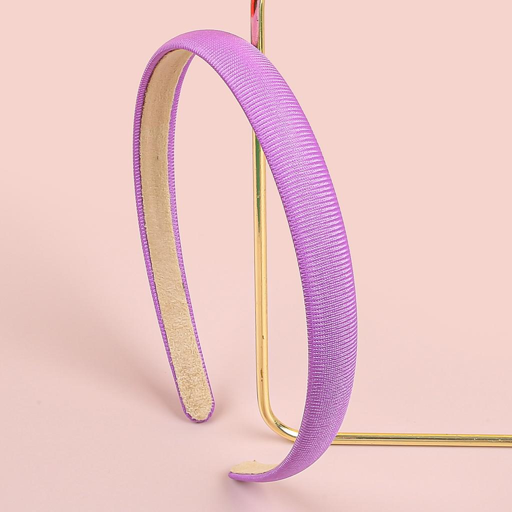 1/5pcs Plain 1.5CM Wide Headband Girls Fabric Covered Resin Hairbands Plastic Hair Hoop Kids Elastic Bands Hair Accessories