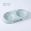 Cross-Border Double Cat Bowl: High-Legged Plastic Pet Bowl for Food & Water