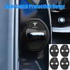 2/4 peças Capas de Silicone da Moda para Fechadura da Porta do Carro Acessórios Automotivos Para SpaceX Cybertruck Modelo S X Modelo Y Modelo 3 Roadster