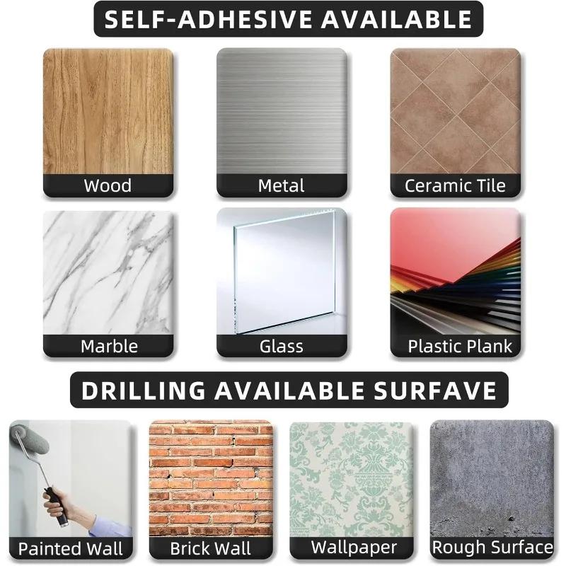 Under The Kitchen Cabinet Waterproof Matte Tissue Holder Kitchen Accessories Organizer Bathroom Towel Storage Rack