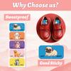Waterproof Paper Sticker Rectangle Dog 240x90mm