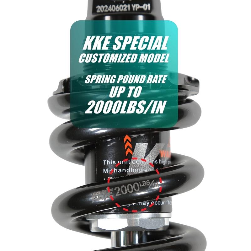 KKE 135mm 2000LBS/IN Adjustable Hydraulic Suspension for Teverun Fighter Mini & Mini PRO Electric Scooter Shock Absorber Spring