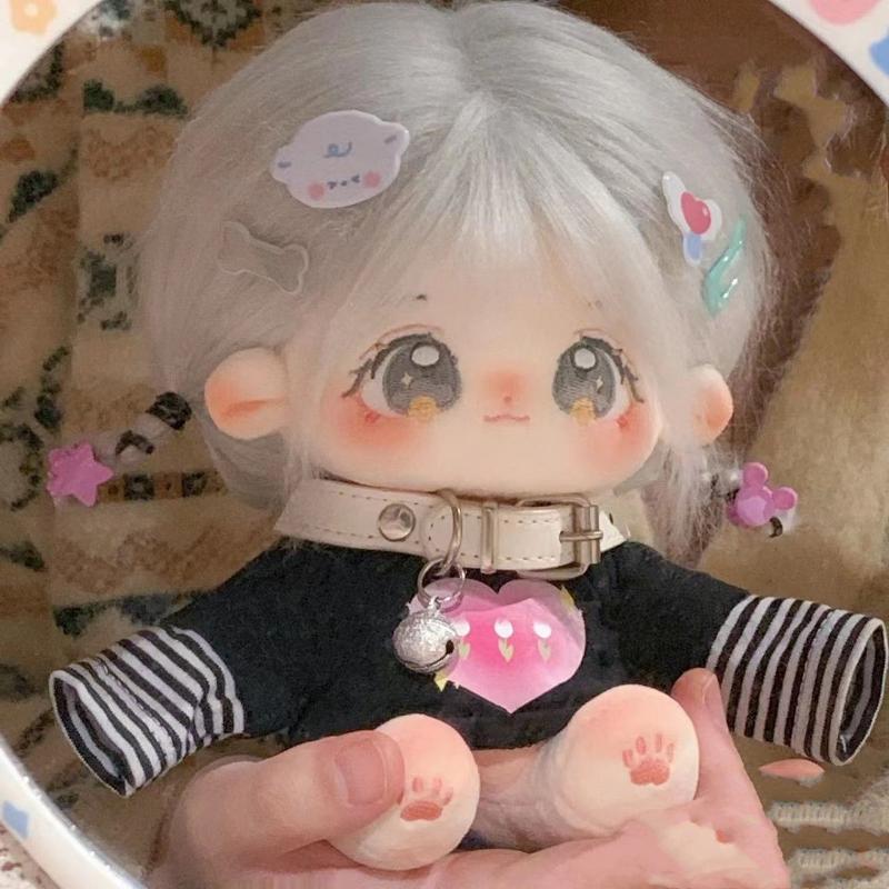 20cm Kawaii IDol Doll Anime Plush Star Dolls Stuffed Customization Figure Toys Cotton Baby Plushies Toys Fans Collection Gifts