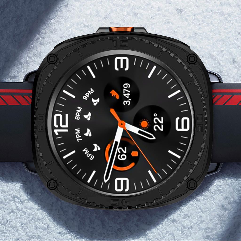 Silicone Case for Samsung Galaxy Watch 8 Classic 46 Protective Cover Shell for Galaxy Watch 8 Soft TPU Protector Box Accessories