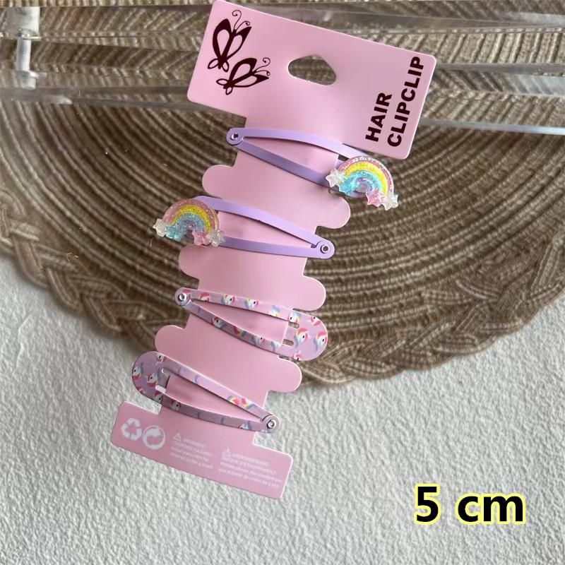 New Cartoon Cute Printed Hairpins Set Women Girls Child Hairgrips Hair Clips Pins Barrettes Accessories Hairclip Headdress