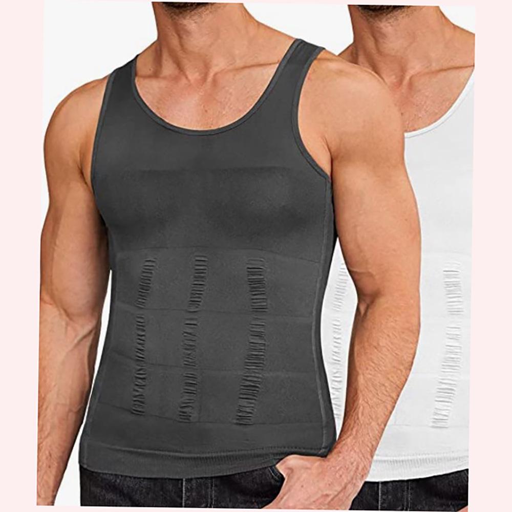 Men's Slimming Body Shaper Vest - Abdomen & Chest Control