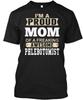 Proud Mom Phlebotomist TTshirt Made In the USA Size S To 5XL
