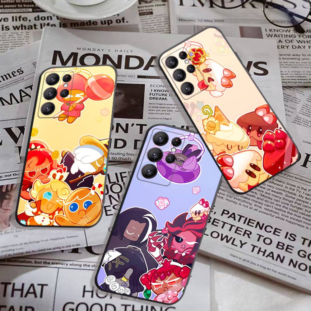 Game C-Cookie R-Run K-Kingdom Phone Case For Samsung S 24 Fe 25 Ultra Plus 20 Lite 21 30 22 23 24 22 Ultra 5G Fundas