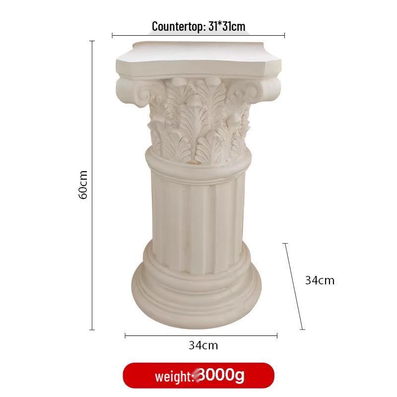 Europäischer Römischer Säulen Blumentopf: Retro Garten Hochzeitsdekoration Ornament