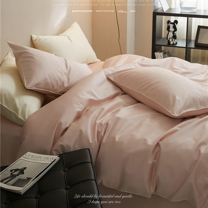 Beihuan 100TC Long-Staple Cotton 4-Piece Bedding Set
