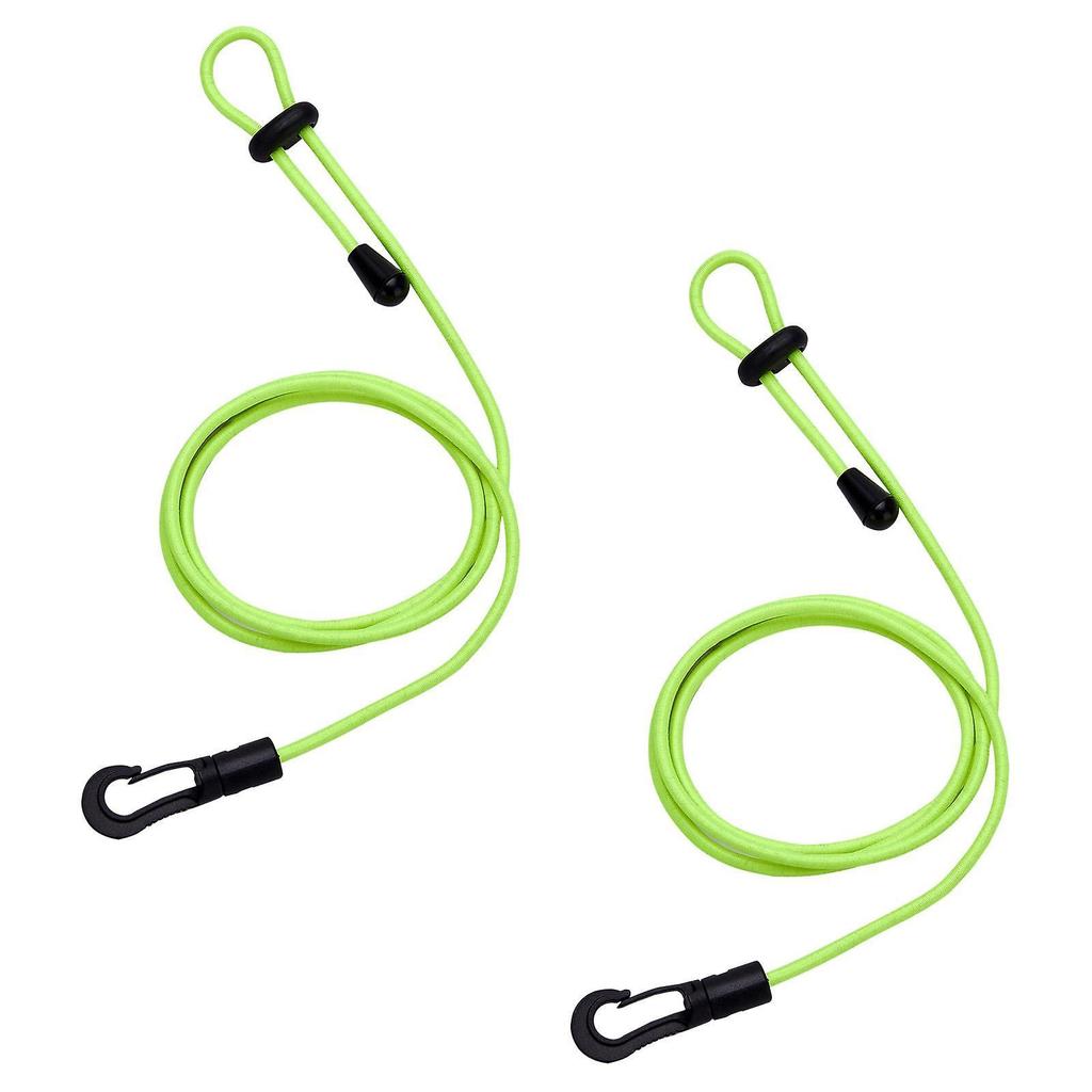 2Pcs Kayak Safety Rod Leash Rope Tie Down Rope Sturdy Easily Install Elastic