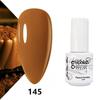 GELPOLISH Nail Art Set: Base, Top Coat, Transparent & White Gel Polishes