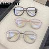 With Diamond Studded Anti Blue Light Glasses Fashionable and High-Quality Luxury Eyeglass Frames for Men and Women