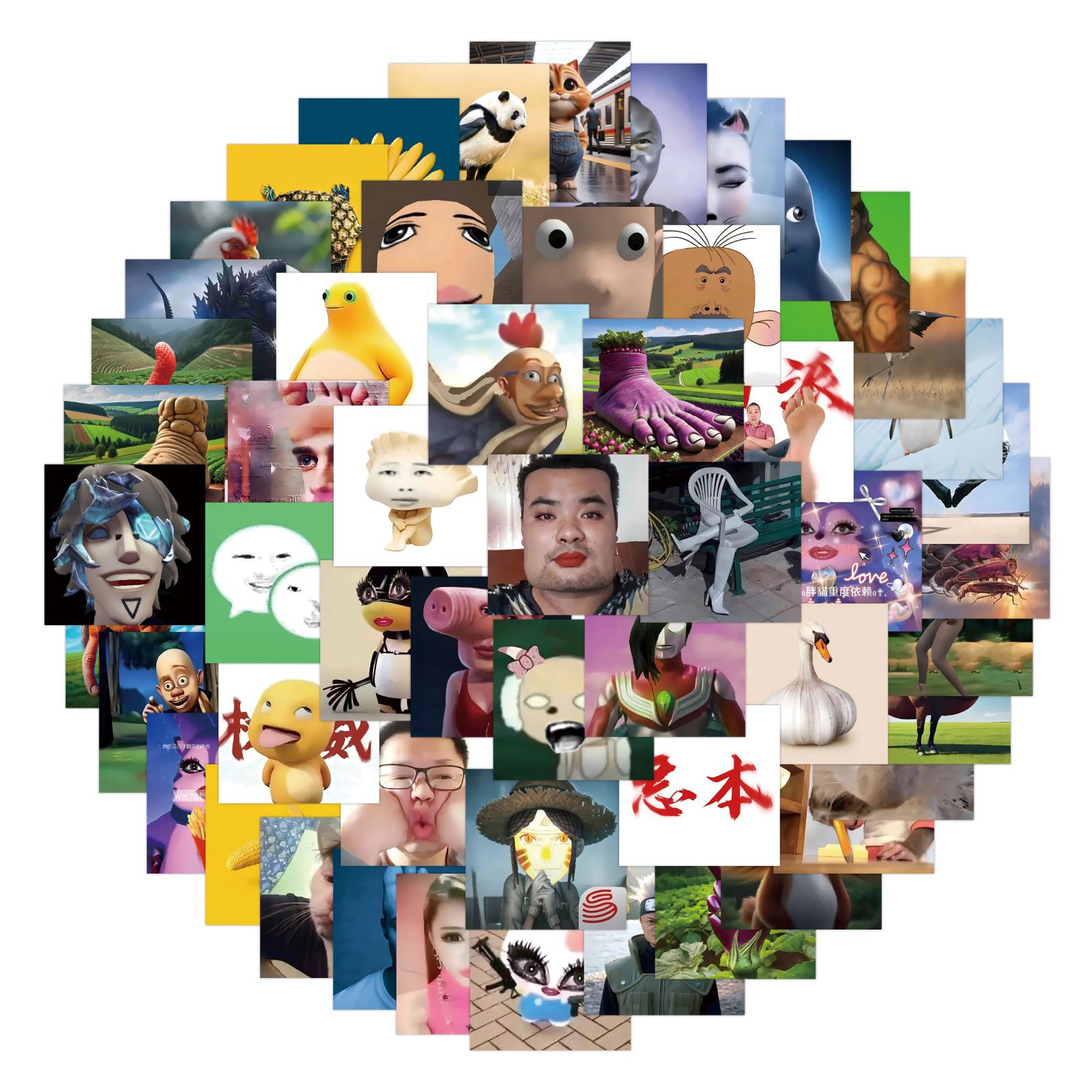 

80 Картинки с Неизвестными Значениями Эмотиконы 4 Открытые Граффити Наклейки Декоративные Наклейки для Скейтборда