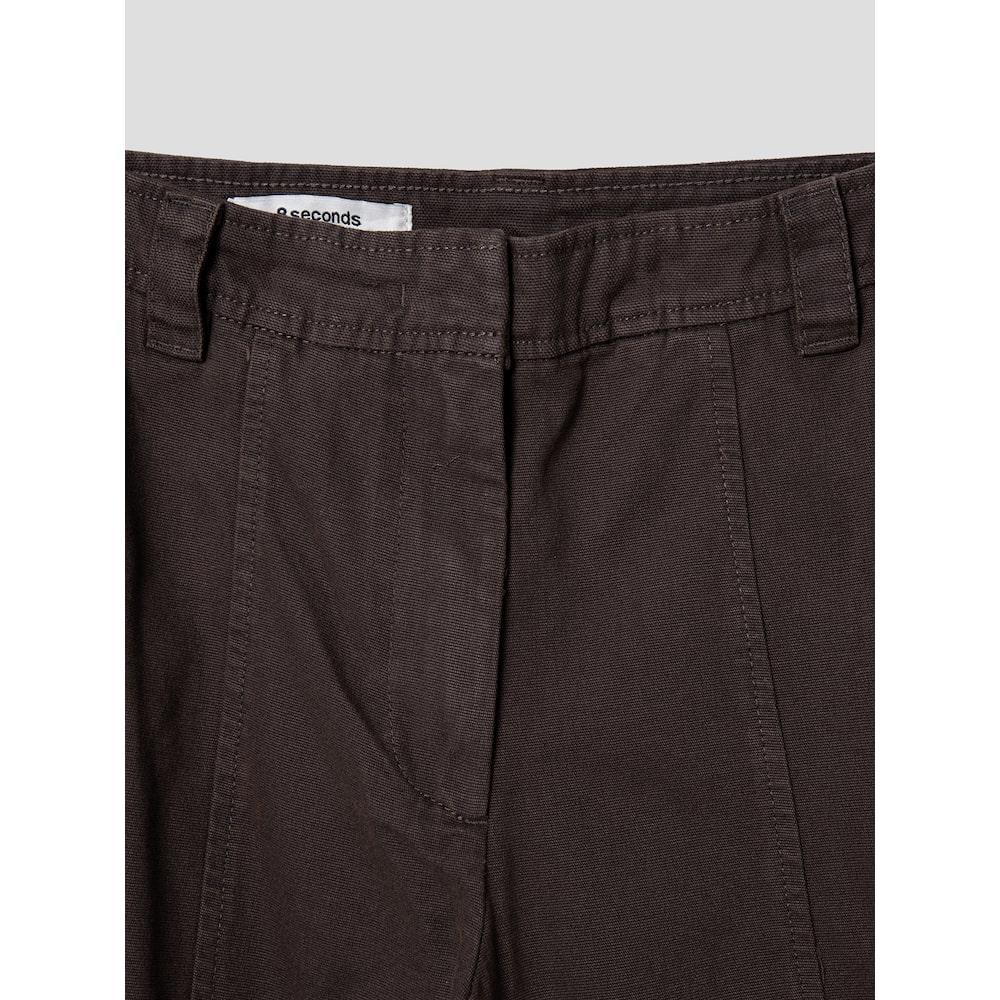 8SECONDS Cotton Wide Carpenter Pants Brown