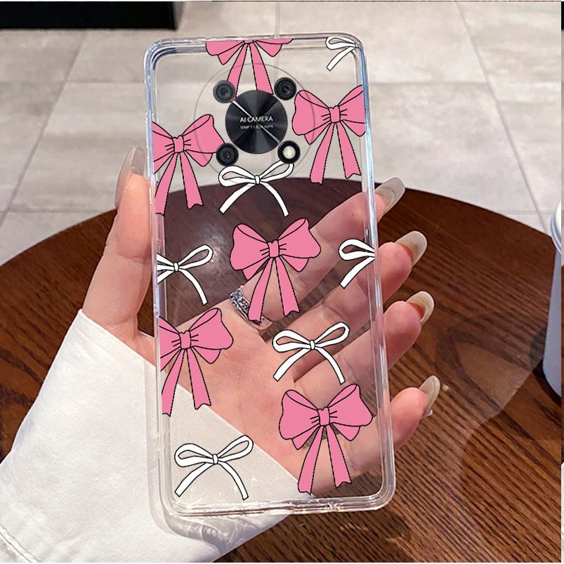 Case for Huawei novaY90 nova Y90 Casing CTR-LX2 LX1 LX3 Cover Clear Soft Silicone TPU Luxury Love Heart Rabbit Funny Phone Case