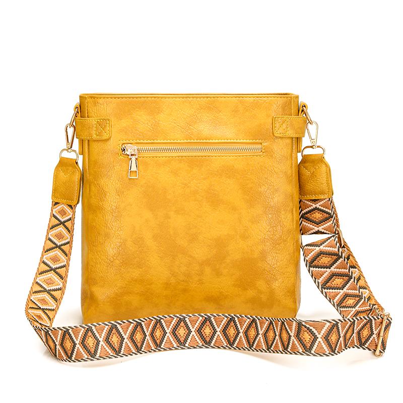 Women's Shoulder Bag Large Capacity Multi-Pocket Bucket Bag Commuter Crossbody Bag