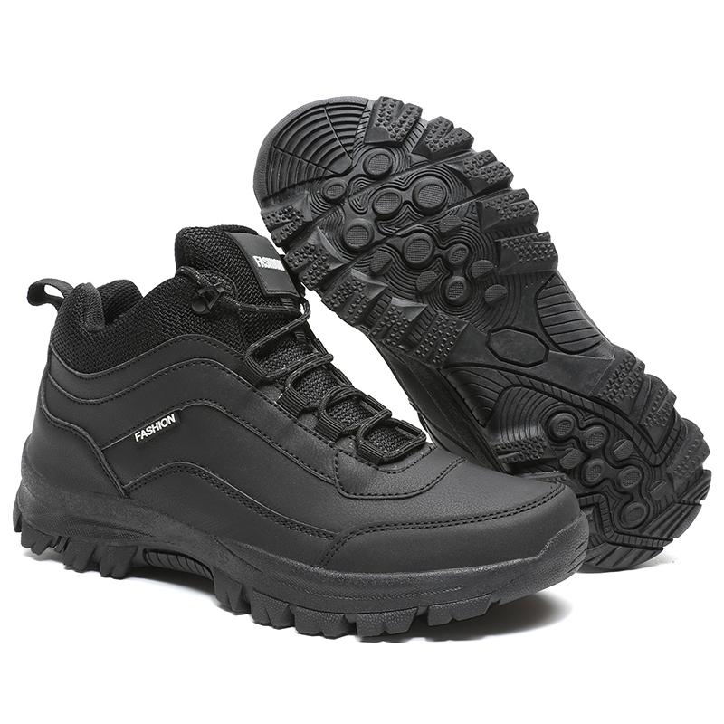 Outdoor Hiking Shoes New Men High-top Hiking Boots Non-slip Wear-resistant Trekking Shoes For Men Ankle Mid Boots Large Size 45