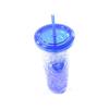 Rangers FC Crest 600ml Freezer Cup With Straw
