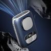Portable Waist Fan with LED Display 5-Speed Strong Airflow Low Noise Rechargeable Lightweight Belt Clip Fan Air Cooler