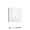 Runhong 86-Type 10A 5-Hole Switch Socket Panel