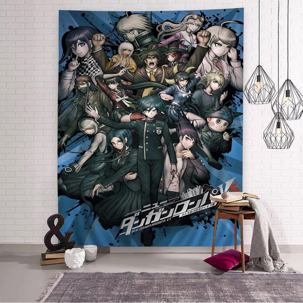 Anime danganronpa heiß Anime Wandteppich Hängend Tarot Hippie Wandteppiche Schlafsaal Wandbehang Laken